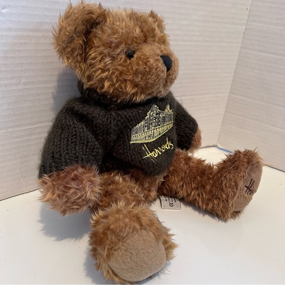 Vintage brown HARRODS Knights Bridge bear 13” - Picture 5 of 8